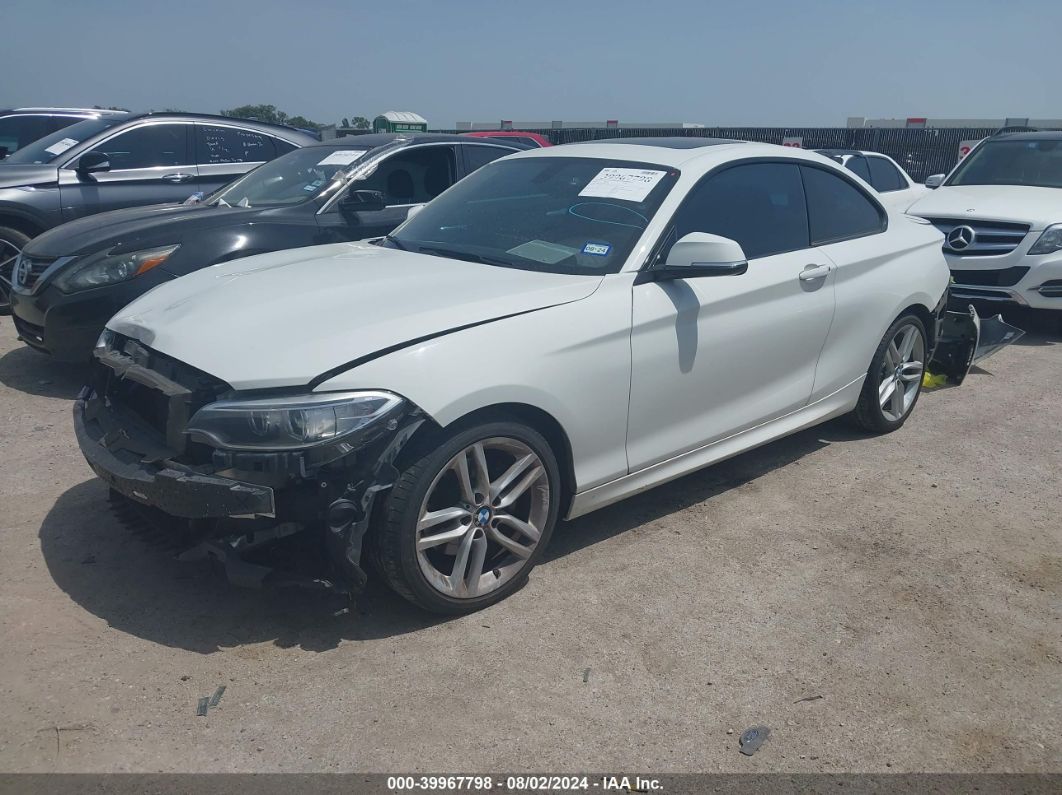 2017 BMW 230I White  Gasoline WBA2F9C39HV984102 photo #3