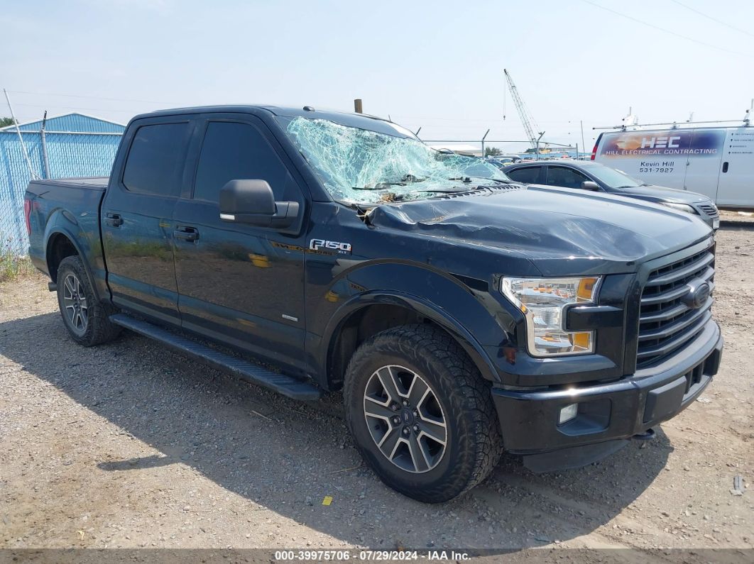 2016 FORD F-150 XLT Black  Gasoline 1FTEW1EG2GFB52806 photo #1