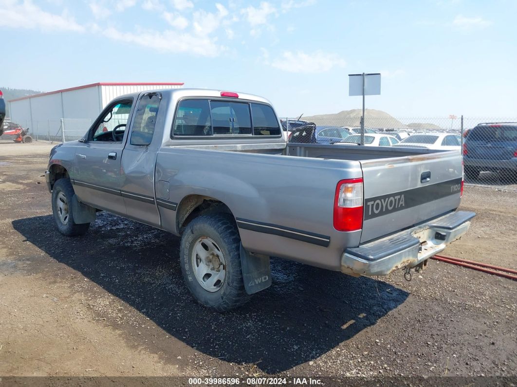 1996 TOYOTA T100 XTRACAB Silver  Gasoline JT4UN22D7T0033127 photo #4