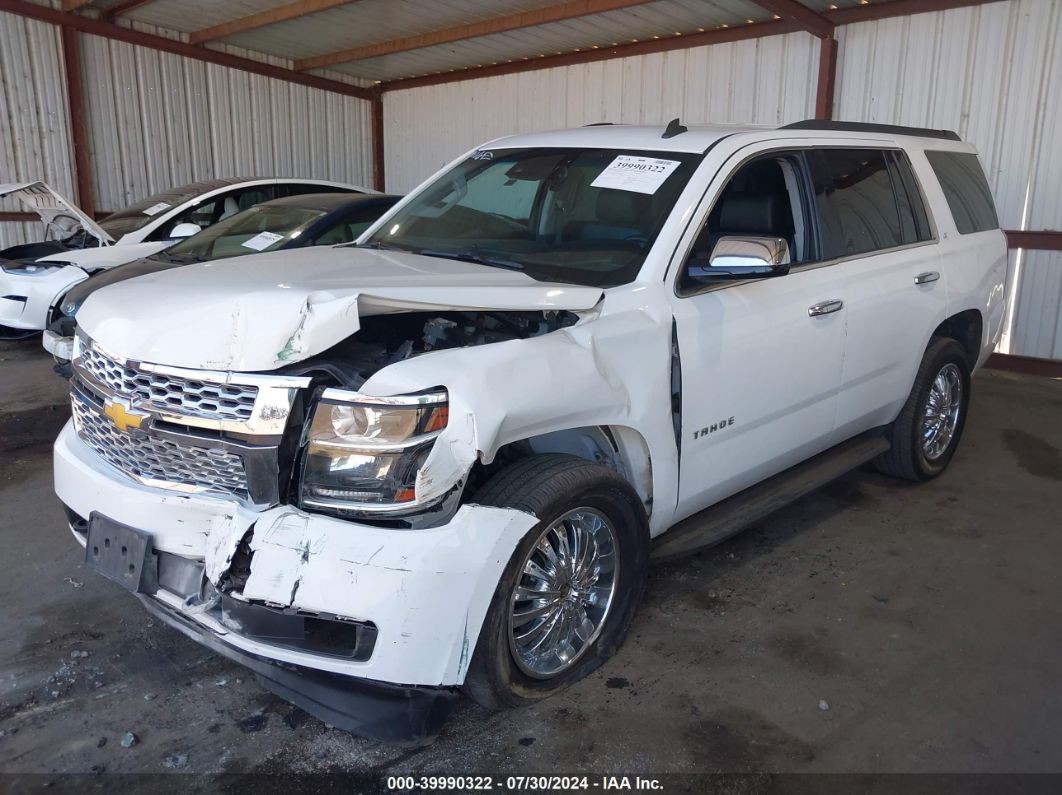 2015 CHEVROLET TAHOE LT White  Gasoline 1GNSCBKC9FR249833 photo #3