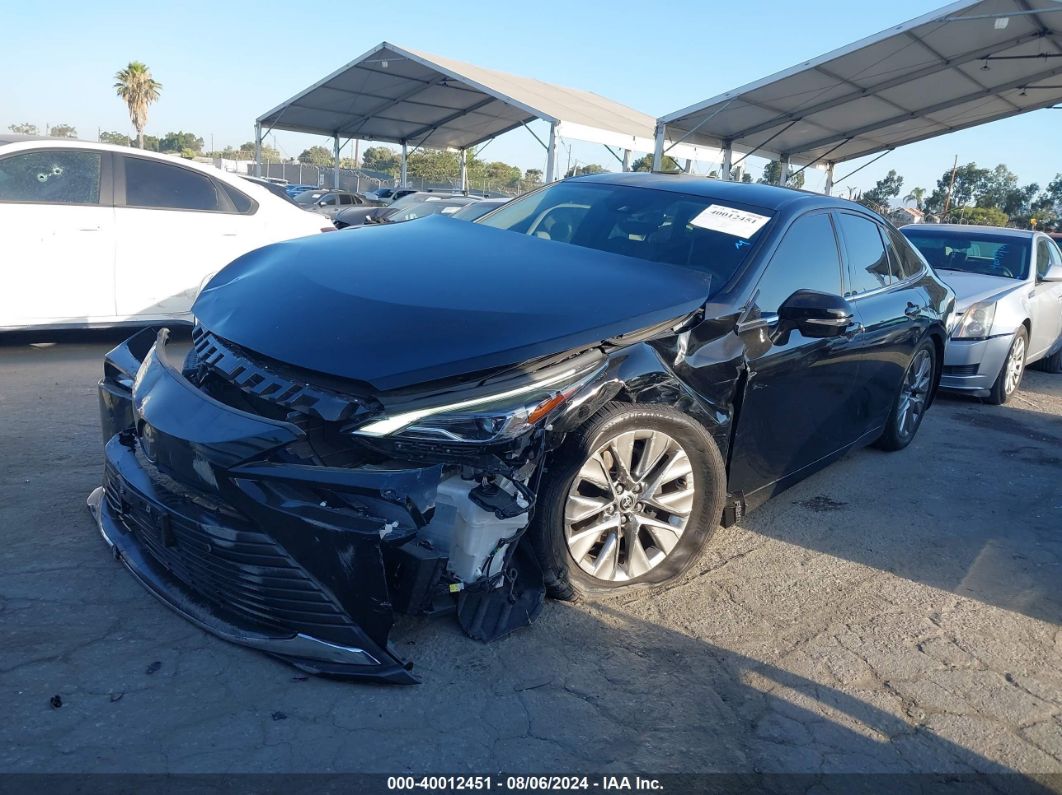 2023 TOYOTA MIRAI XLE Black  Other JTDAAAAA4PA007942 photo #3