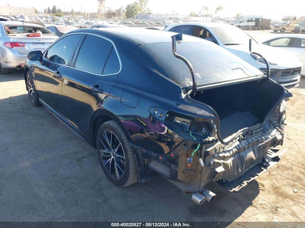 2022 TOYOTA CAMRY SE HYBRID Black  Hybrid 4T1G31AK2NU594131 photo #4