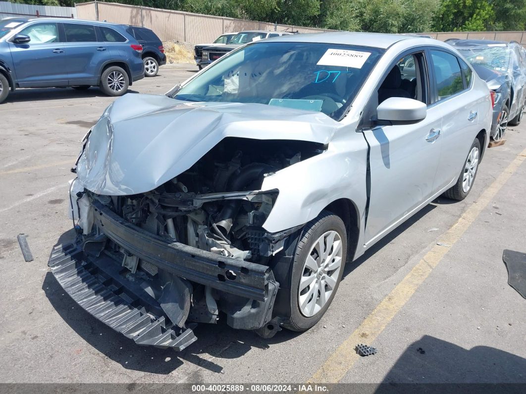 2017 NISSAN SENTRA SV Silver  Gasoline 3N1AB7AP7HY268499 photo #3