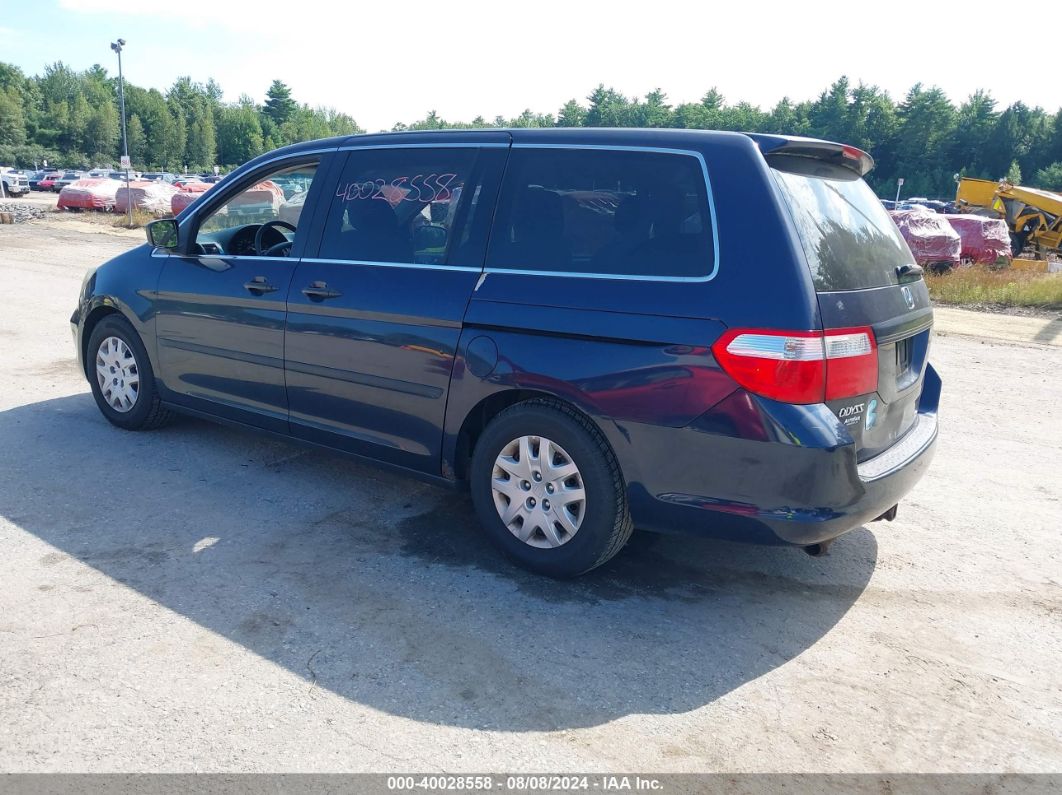 2007 HONDA ODYSSEY LX Blue  Gasoline YV1MW390272274832 photo #4