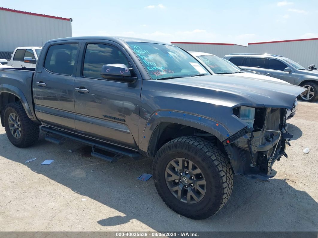 2023 TOYOTA TACOMA DOUBLE CAB/SR5/TRD SPORT/TRD OFF ROAD Gray  Gasoline 3TYAZ5CNXPT029919 photo #1