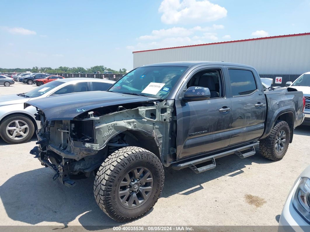 2023 TOYOTA TACOMA DOUBLE CAB/SR5/TRD SPORT/TRD OFF ROAD Gray  Gasoline 3TYAZ5CNXPT029919 photo #3