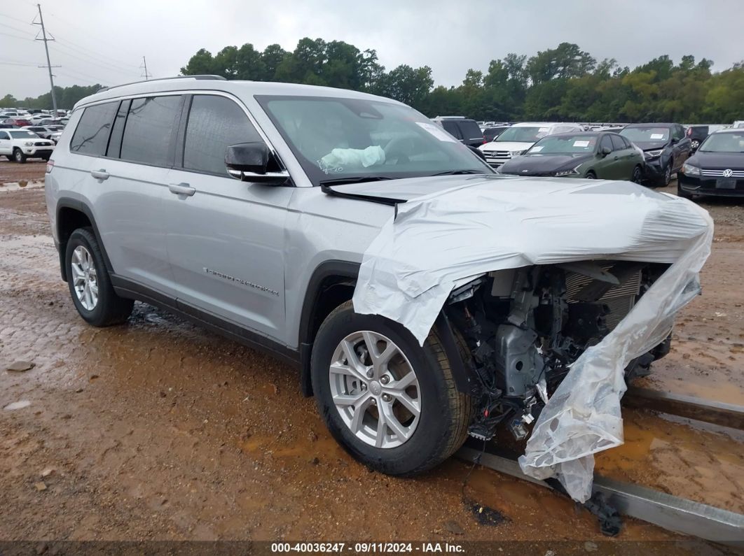 2023 JEEP GRAND CHEROKEE L LIMITED 4X4 Silver  Gasoline 1C4RJKBG7P8852254 photo #1