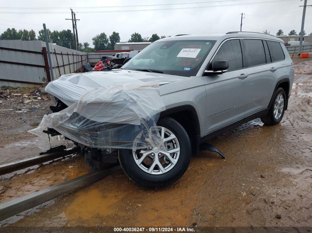 2023 JEEP GRAND CHEROKEE L LIMITED 4X4 Silver  Gasoline 1C4RJKBG7P8852254 photo #3