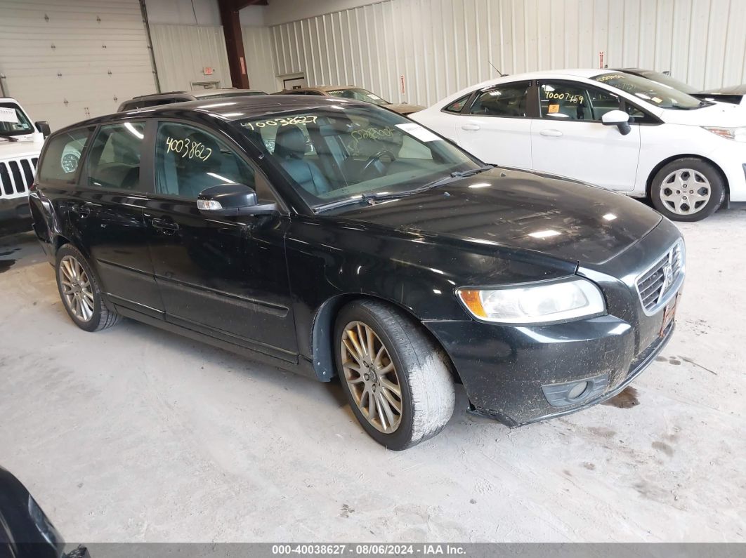 2010 VOLVO V50 2.4I Black  Gasoline YV1382MWXA2572435 photo #1