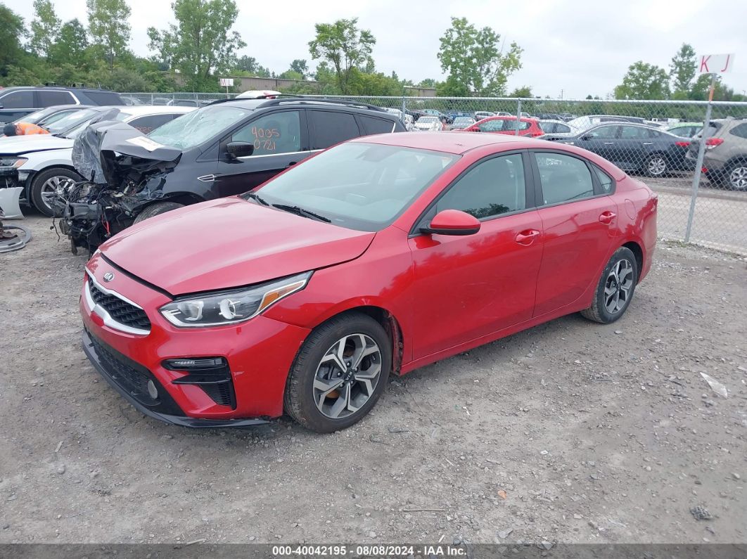 2021 KIA FORTE LXS Red  Gasoline 3KPF24AD3ME352581 photo #3