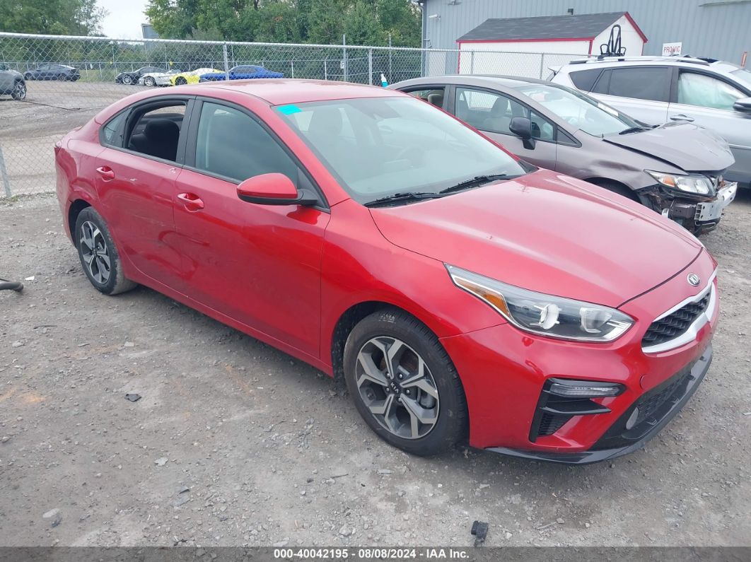 2021 KIA FORTE LXS Red  Gasoline 3KPF24AD3ME352581 photo #1