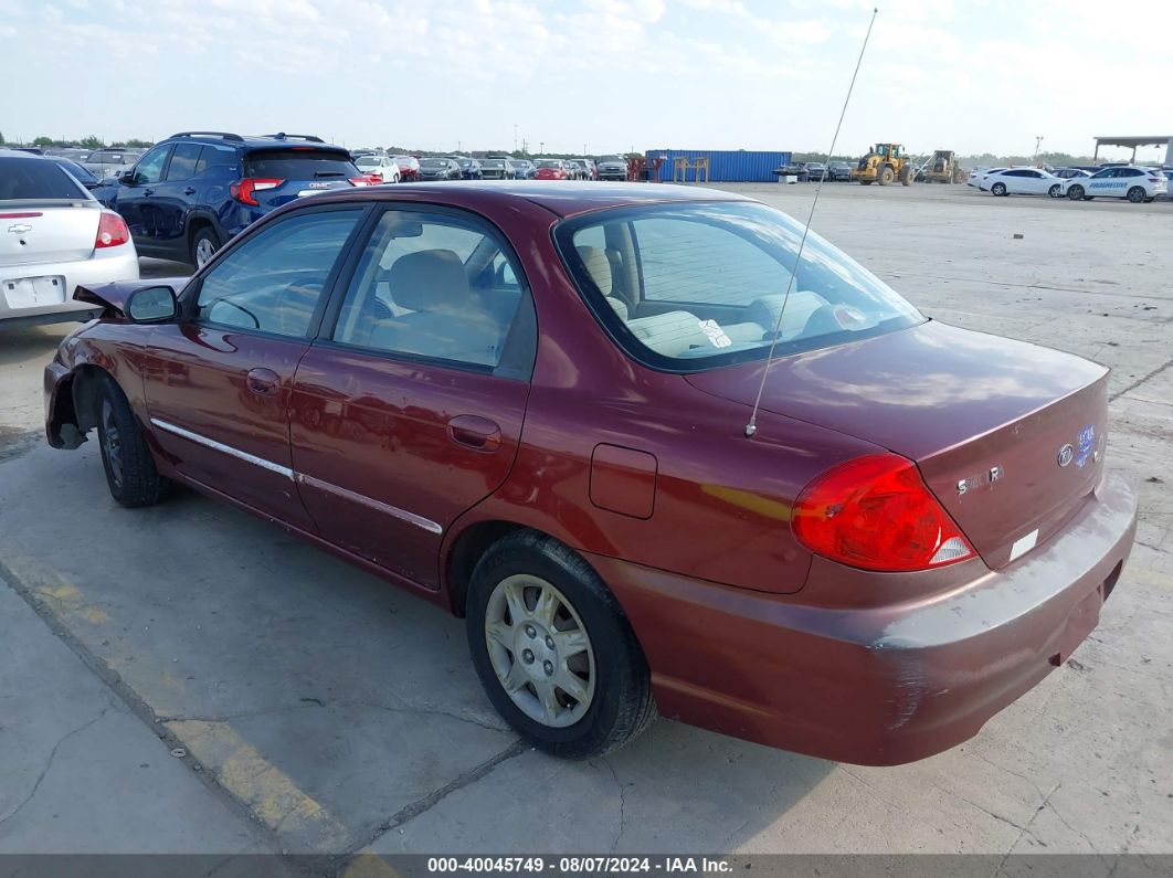 2002 KIA SPECTRA LS Maroon  Gasoline KNAFB121825173283 photo #4