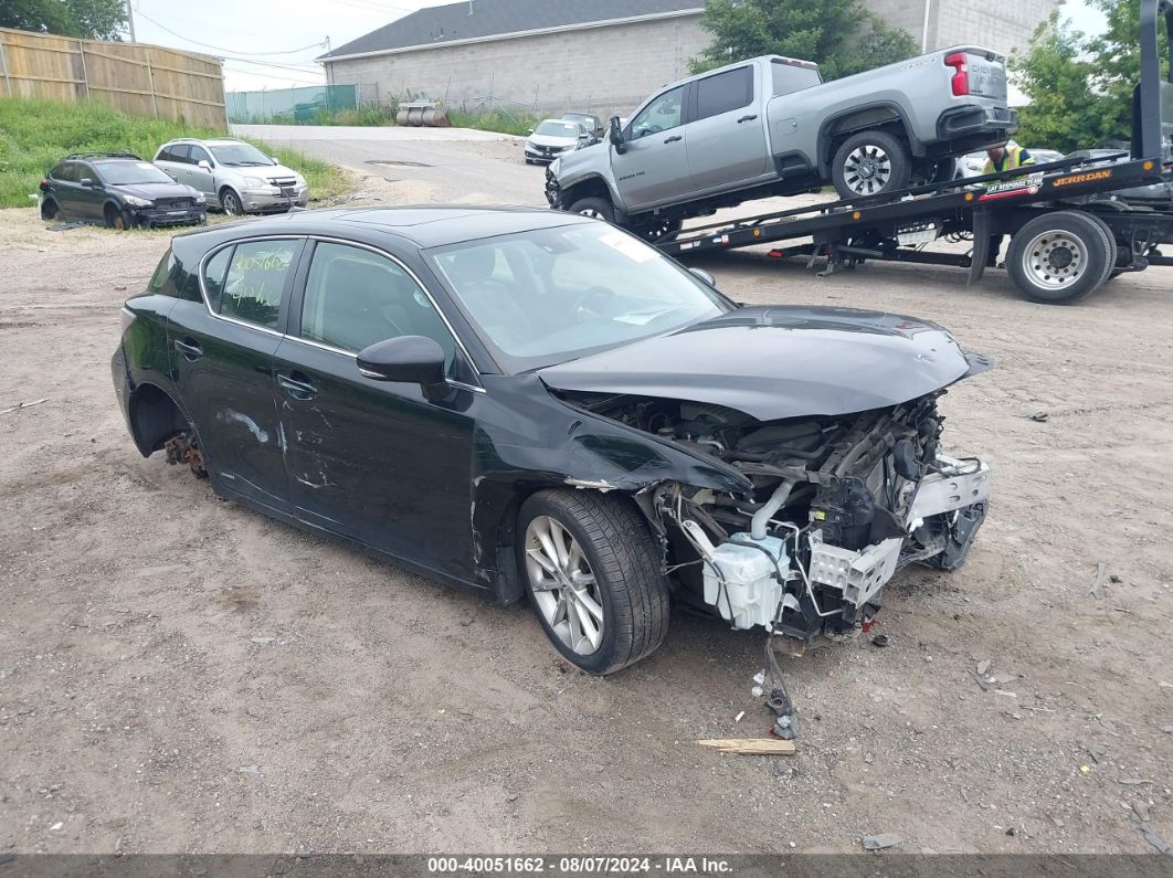 2011 LEXUS CT 200H PREMIUM Black  Hybrid JTHKD5BH7B2010575 photo #1