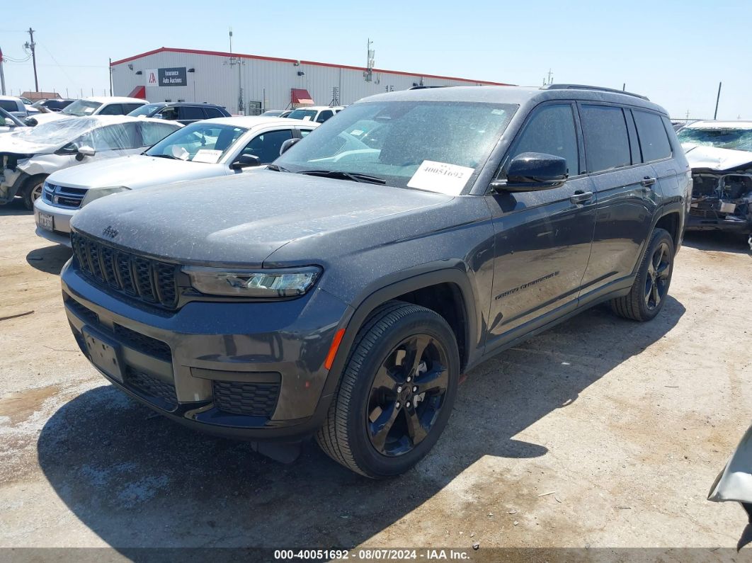 2021 JEEP GRAND CHEROKEE L ALTITUDE 4X2 Gray  Gasoline 1C4RJJAG3M8176165 photo #3