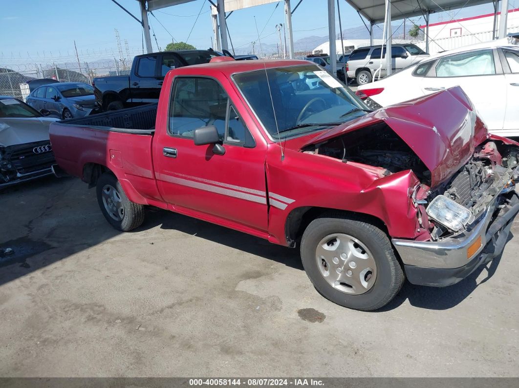 1995 TOYOTA PICKUP 1/2 TON SHORT WHLBSE DX Red  Gasoline 4TARN81P1SZ323907 photo #1