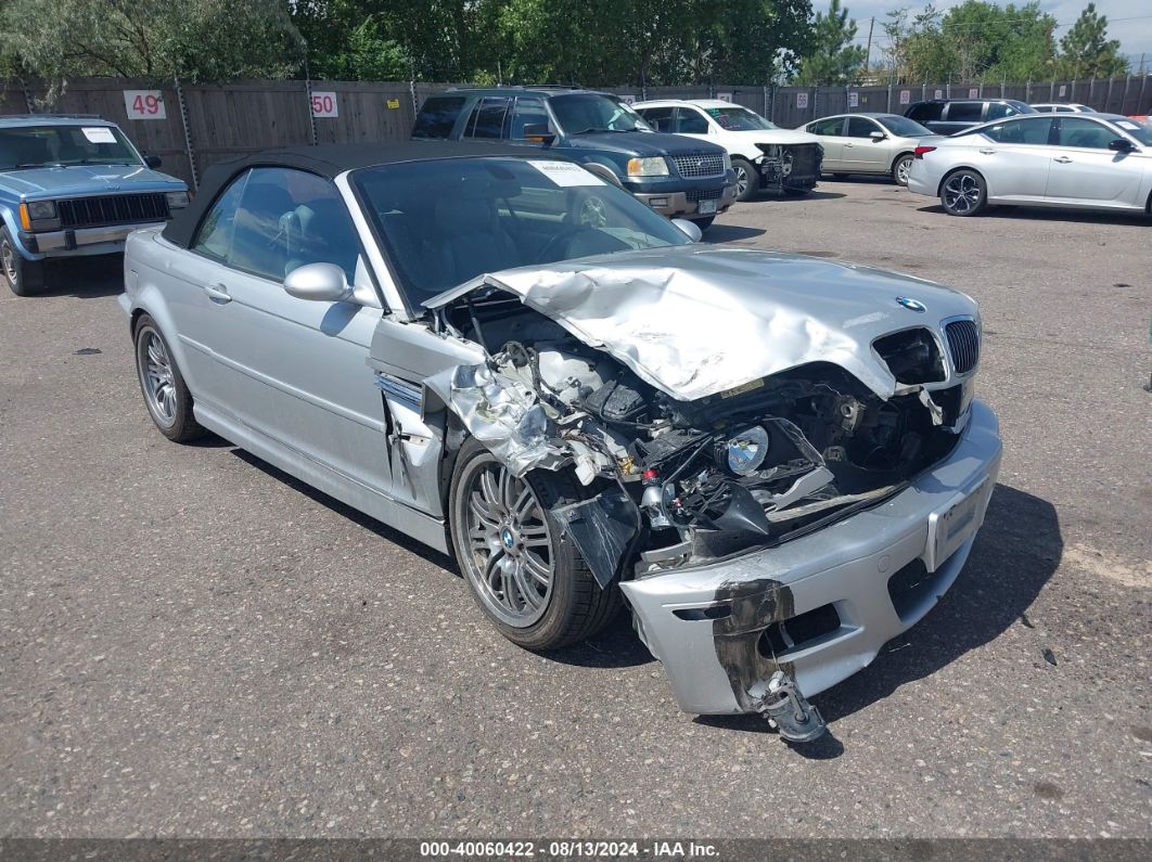 2004 BMW M3 Silver  Gasoline WBSBR93414PK07097 photo #1