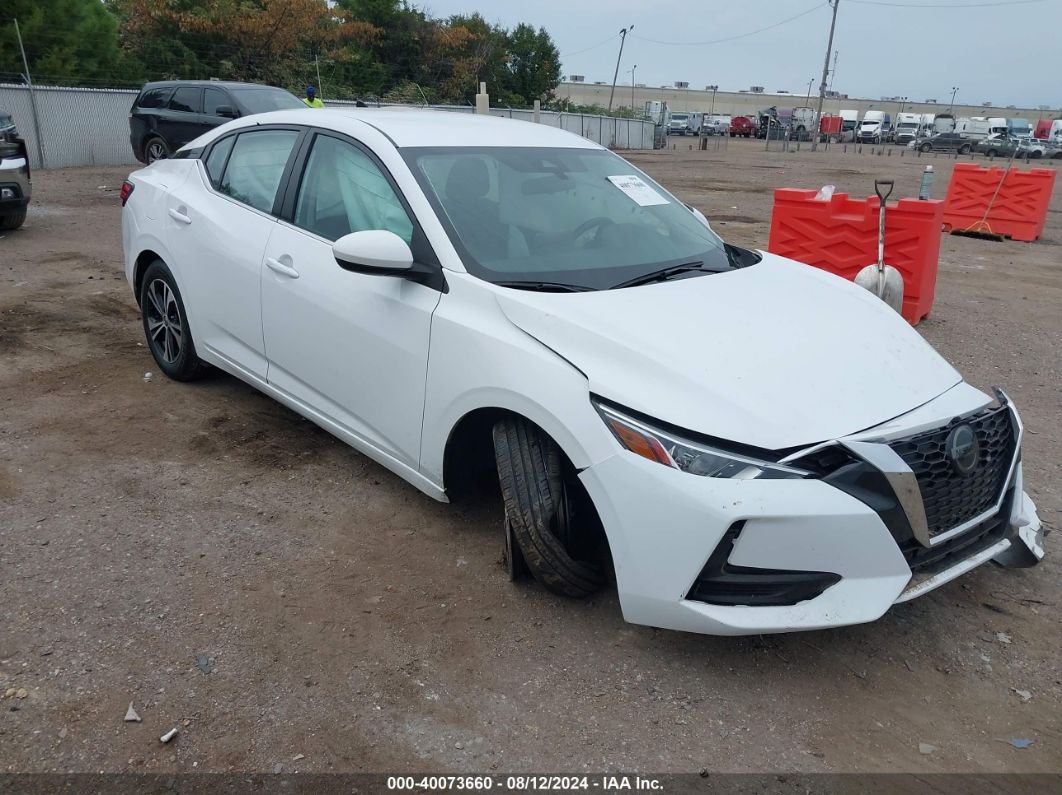 2021 NISSAN SENTRA SV XTRONIC CVT White  Gasoline 3N1AB8CV0MY270526 photo #1