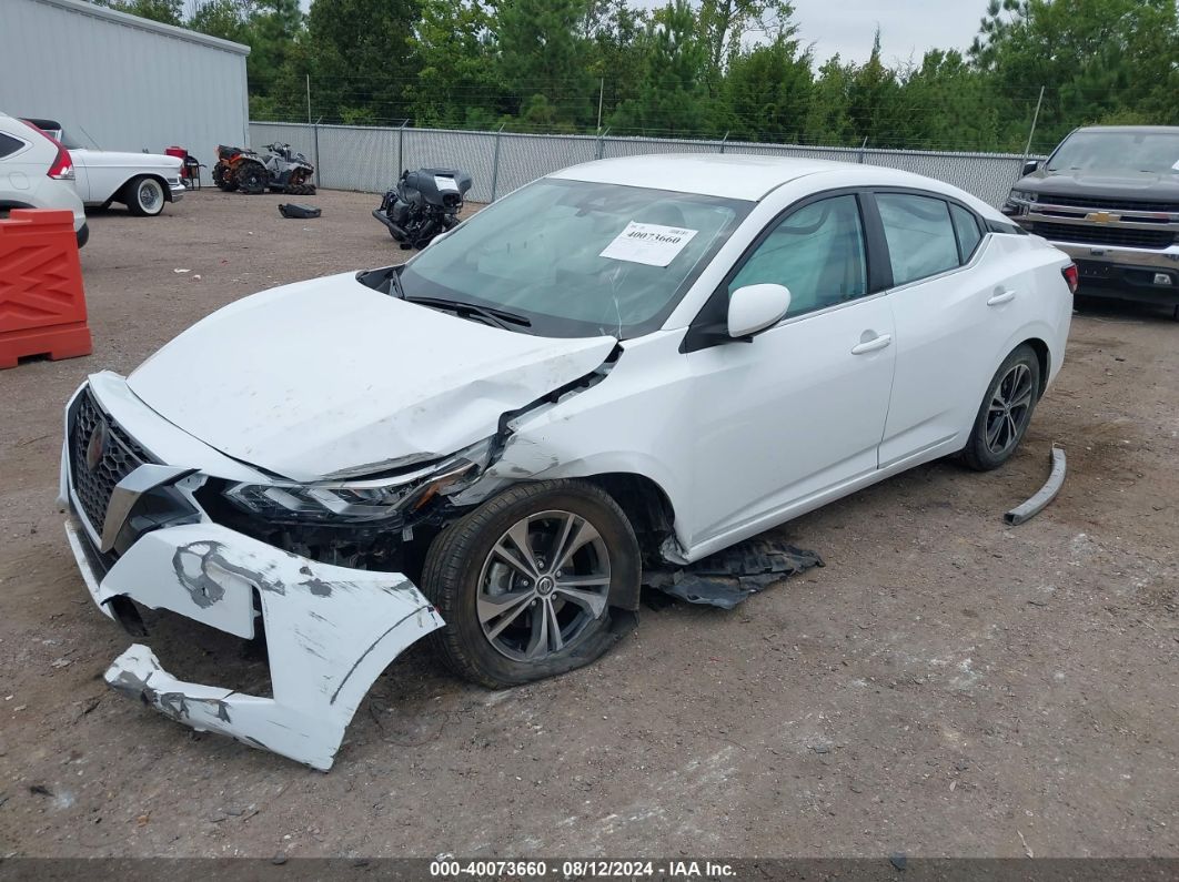 2021 NISSAN SENTRA SV XTRONIC CVT White  Gasoline 3N1AB8CV0MY270526 photo #3