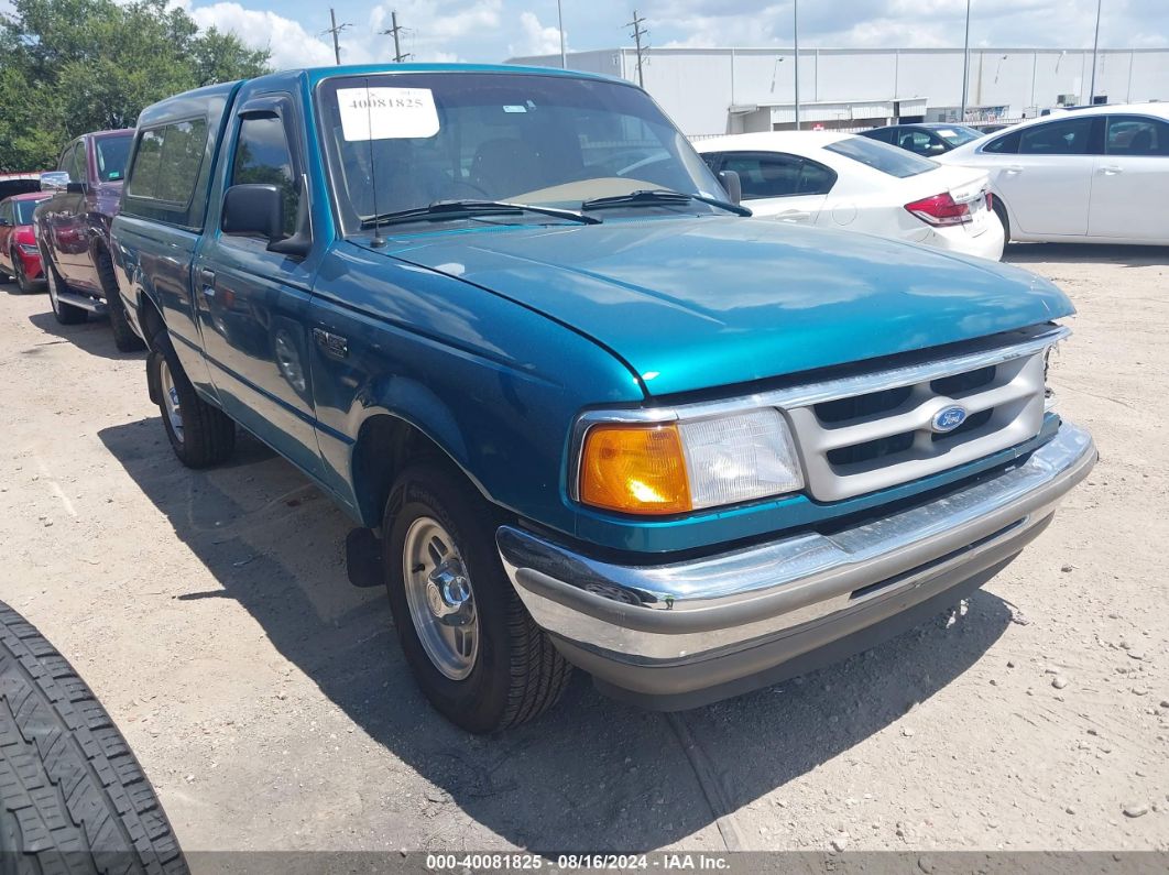 1996 FORD RANGER Green  Gasoline 1FTCR10A1TUD89505 photo #1