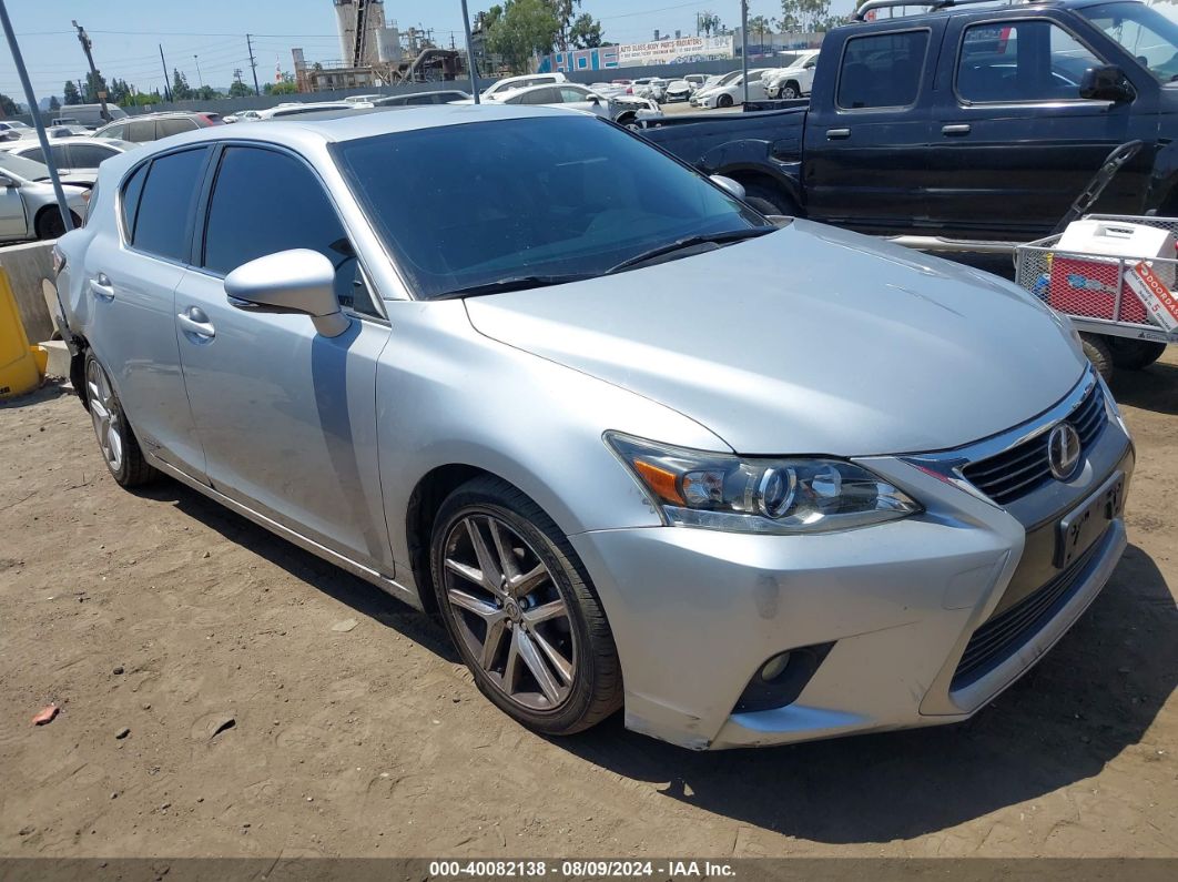 2015 LEXUS CT 200H Gray  Hybrid JTHKD5BH9F2233075 photo #1