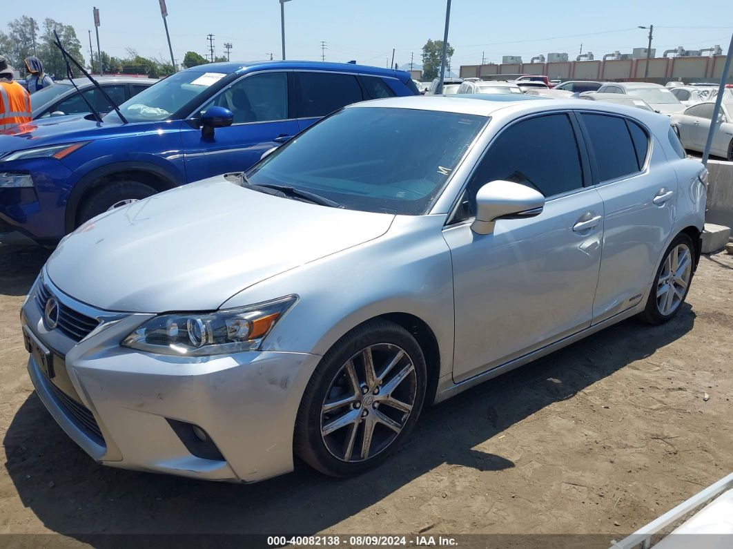 2015 LEXUS CT 200H Gray  Hybrid JTHKD5BH9F2233075 photo #3