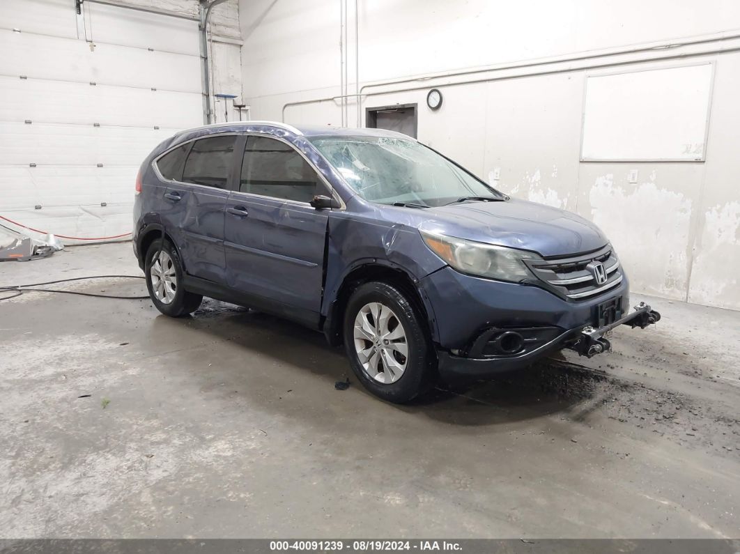 2014 HONDA CR-V EX-L Blue  Gasoline 2HKRM3H76EH513679 photo #1