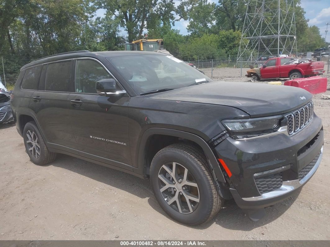 2024 JEEP GRAND CHEROKEE L LIMITED 4X4 Black  Gasoline 1C4RJKBG7R8542513 photo #1