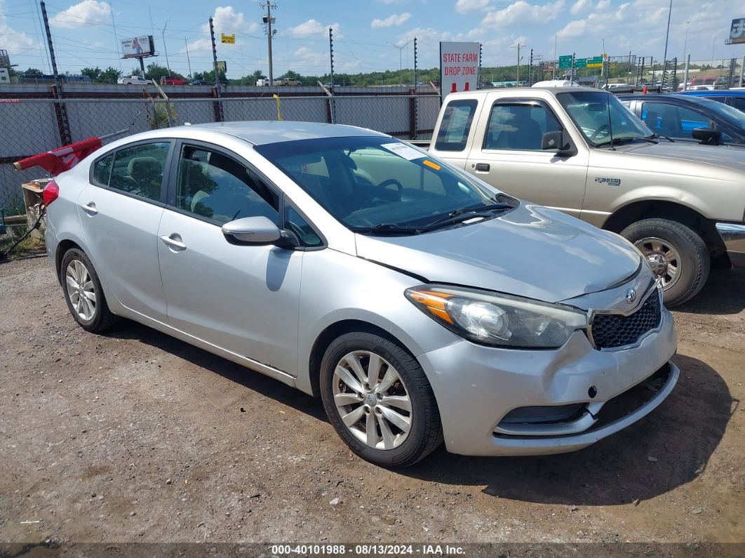 2015 KIA FORTE LX Silver  Gasoline KNAFX4A6XF5272824 photo #1