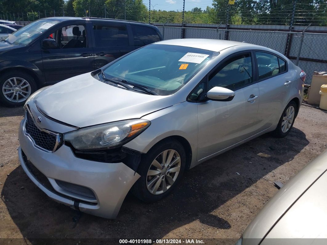 2015 KIA FORTE LX Silver  Gasoline KNAFX4A6XF5272824 photo #3