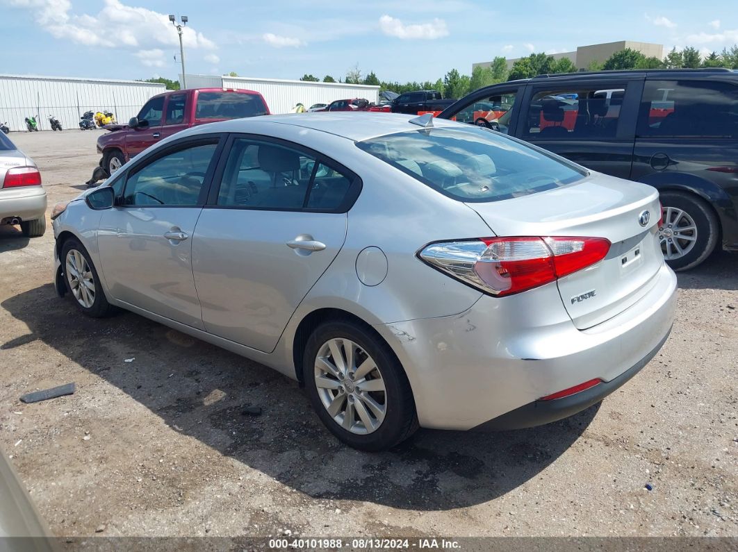 2015 KIA FORTE LX Silver  Gasoline KNAFX4A6XF5272824 photo #4