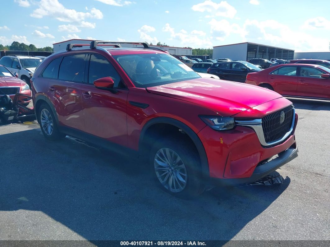 2024 MAZDA CX-90 3.3 TURBO PREFERRED PLUS Red  Gasoline JM3KKCHD8R1109672 photo #1