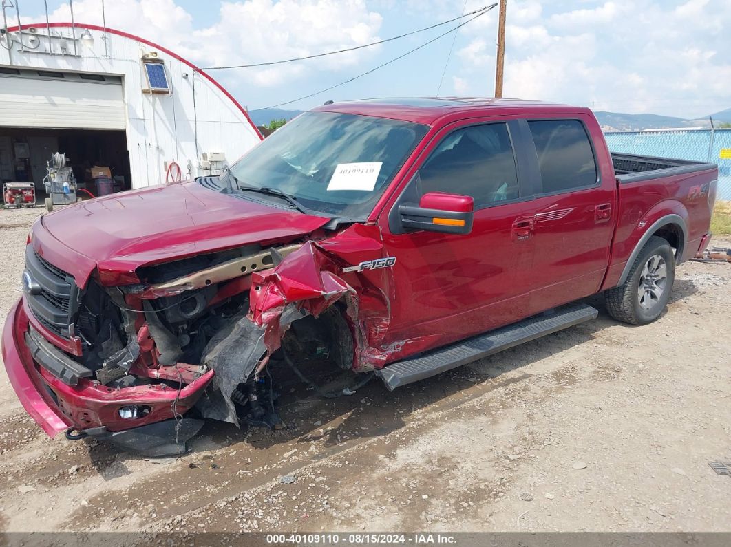 2014 FORD F-150 FX4 Red  Flexible Fuel 1FTFW1EF3EKG05959 photo #3