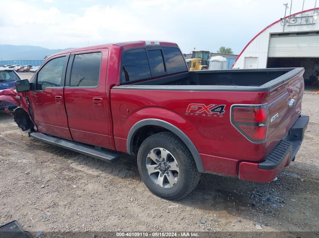 2014 FORD F-150 FX4 Red  Flexible Fuel 1FTFW1EF3EKG05959 photo #4