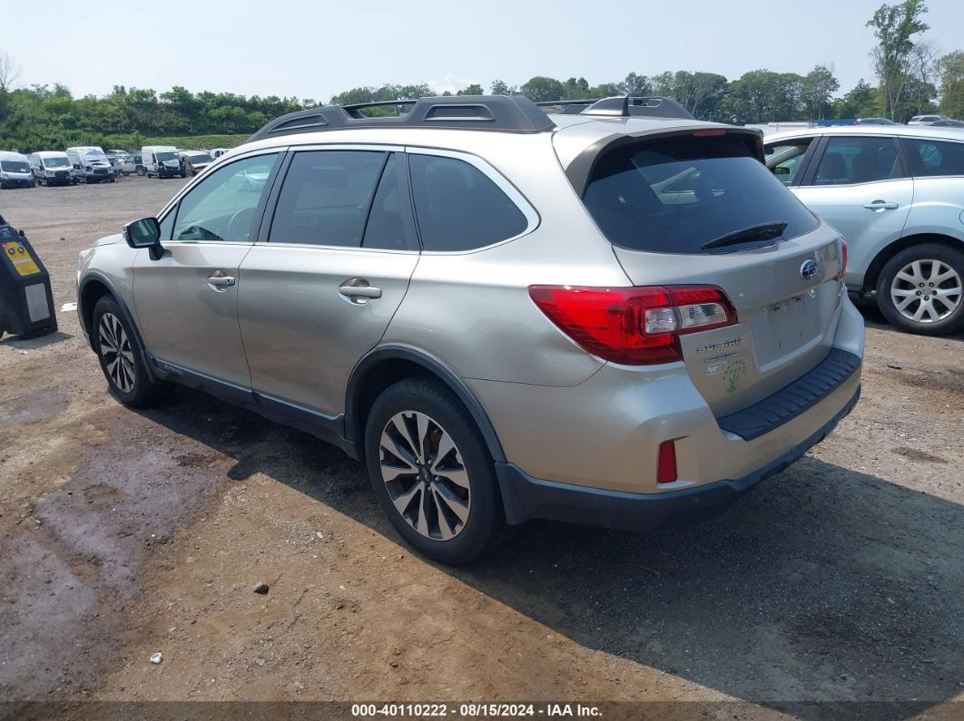 2017 SUBARU OUTBACK 2.5I LIMITED Tan  Gasoline 4S4BSANC3H3391968 photo #4