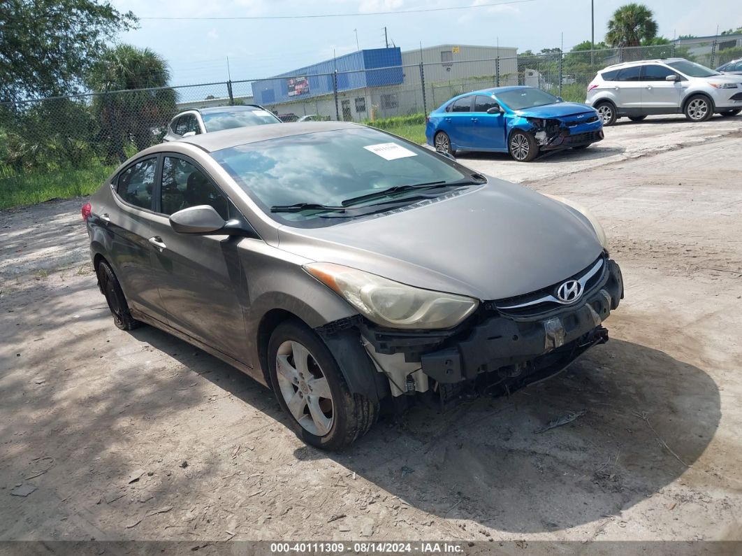 2011 HYUNDAI ELANTRA GLS Gray  Gasoline 5NPDH4AE3BH006540 photo #1