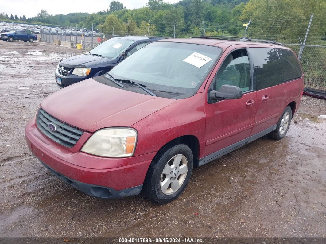 2005 FORD FREESTAR SES Red  Gasoline 2FMZA57675BA51394 photo #3