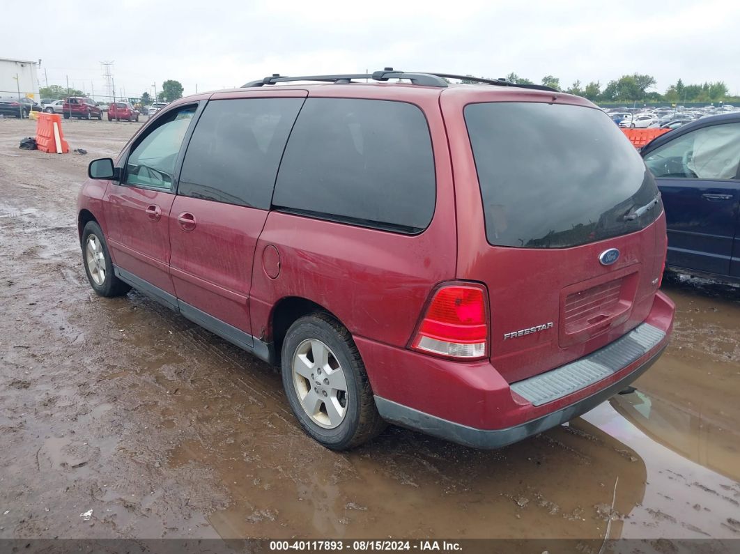 2005 FORD FREESTAR SES Red  Gasoline 2FMZA57675BA51394 photo #4