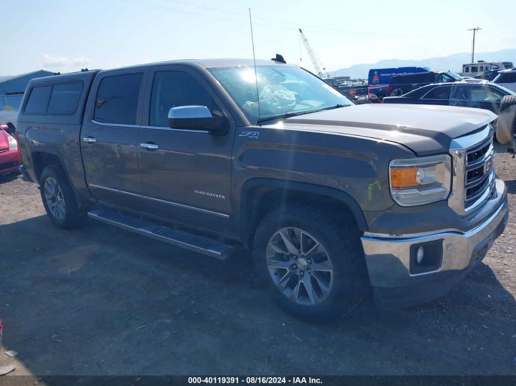 2015 GMC SIERRA K1500 SLT Brown  Gasoline 3GTU2VEC4FG248378 photo #1