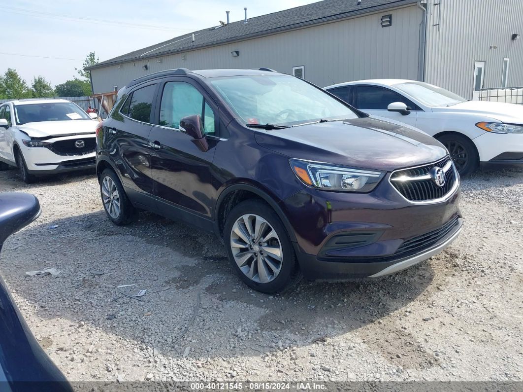 2017 BUICK ENCORE PREFERRED Purple  Gasoline KL4CJASB4HB098118 photo #1