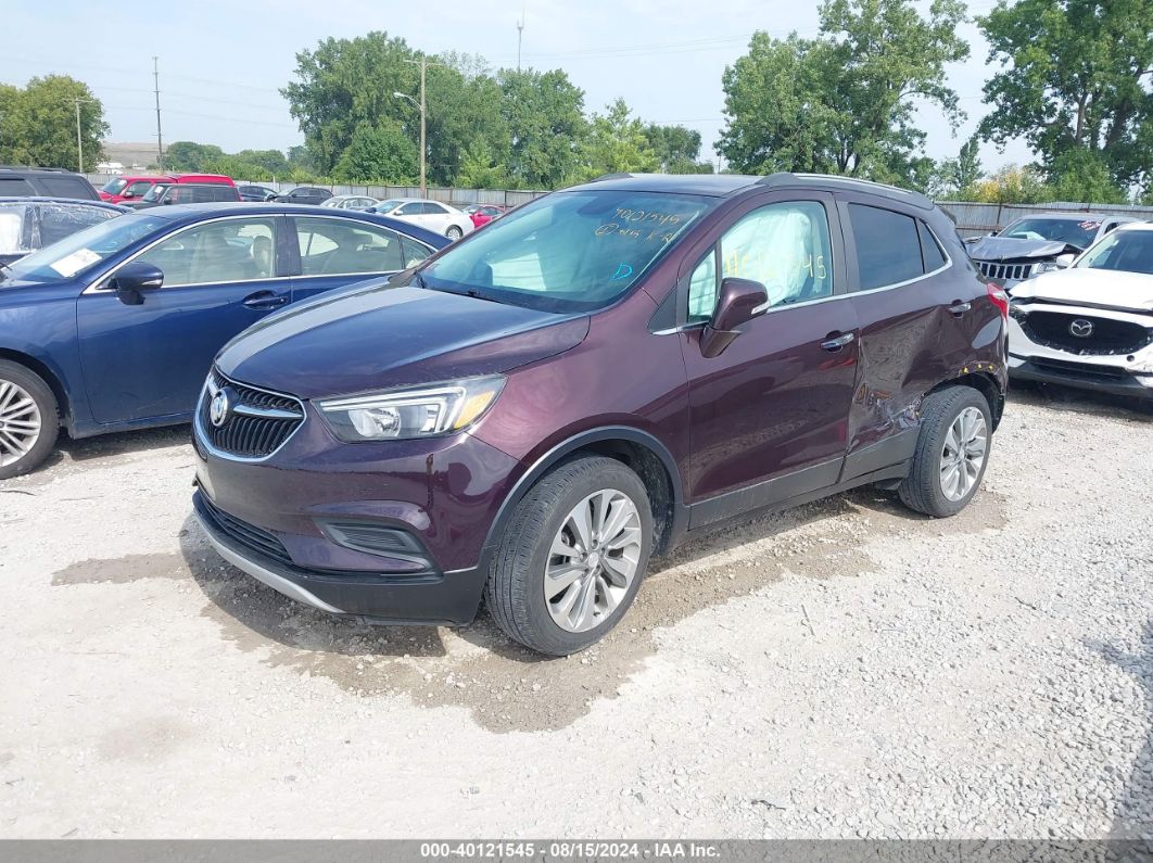 2017 BUICK ENCORE PREFERRED Purple  Gasoline KL4CJASB4HB098118 photo #3