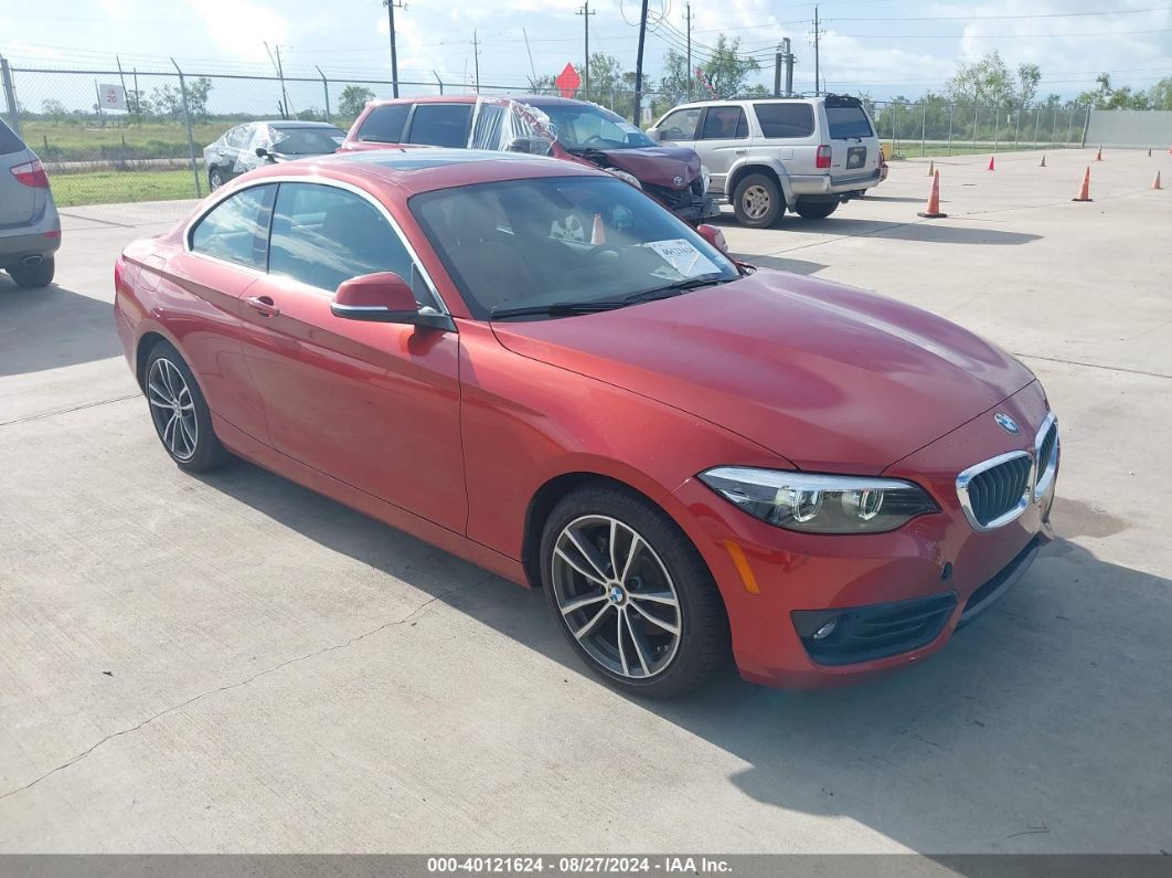 2018 BMW 230I Orange  Gasoline WBA2J1C59JVB98648 photo #1