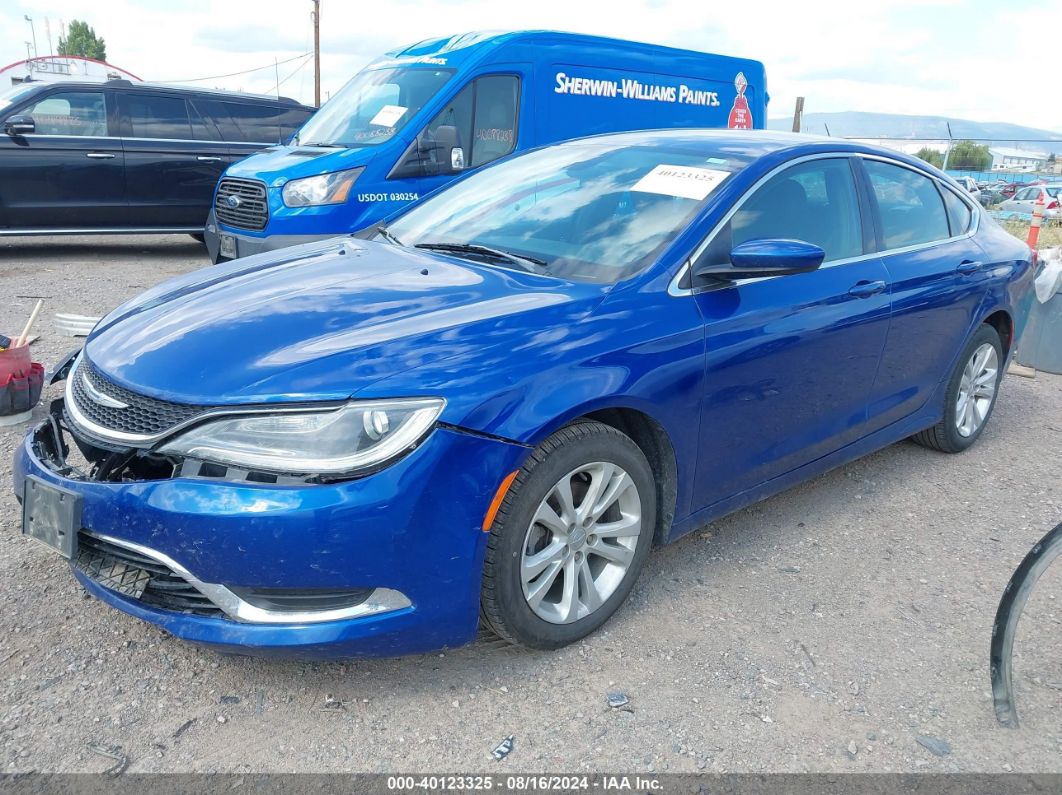 2015 CHRYSLER 200 LIMITED Blue  Gasoline 1C3CCCAB0FN721506 photo #3