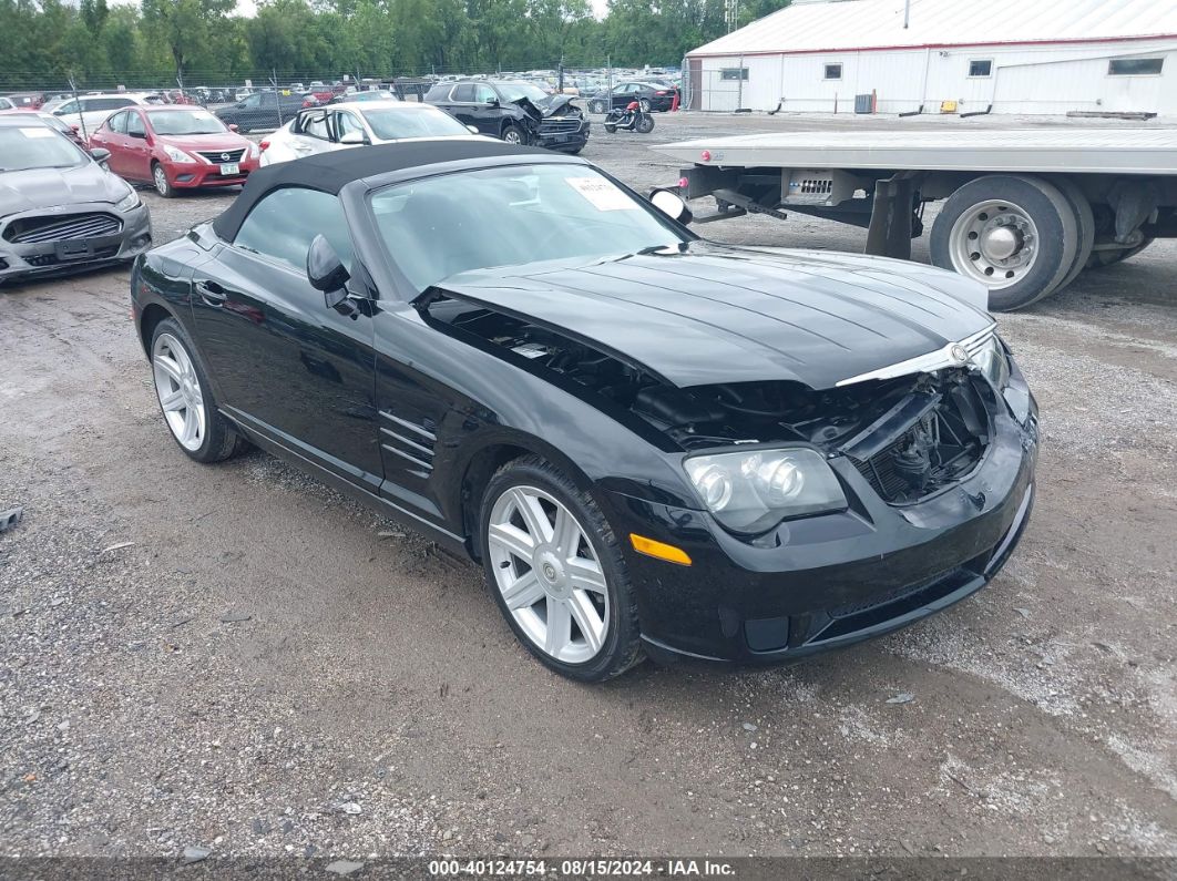 2005 CHRYSLER CROSSFIRE Black  Gasoline 1C3AN55L75X037233 photo #1