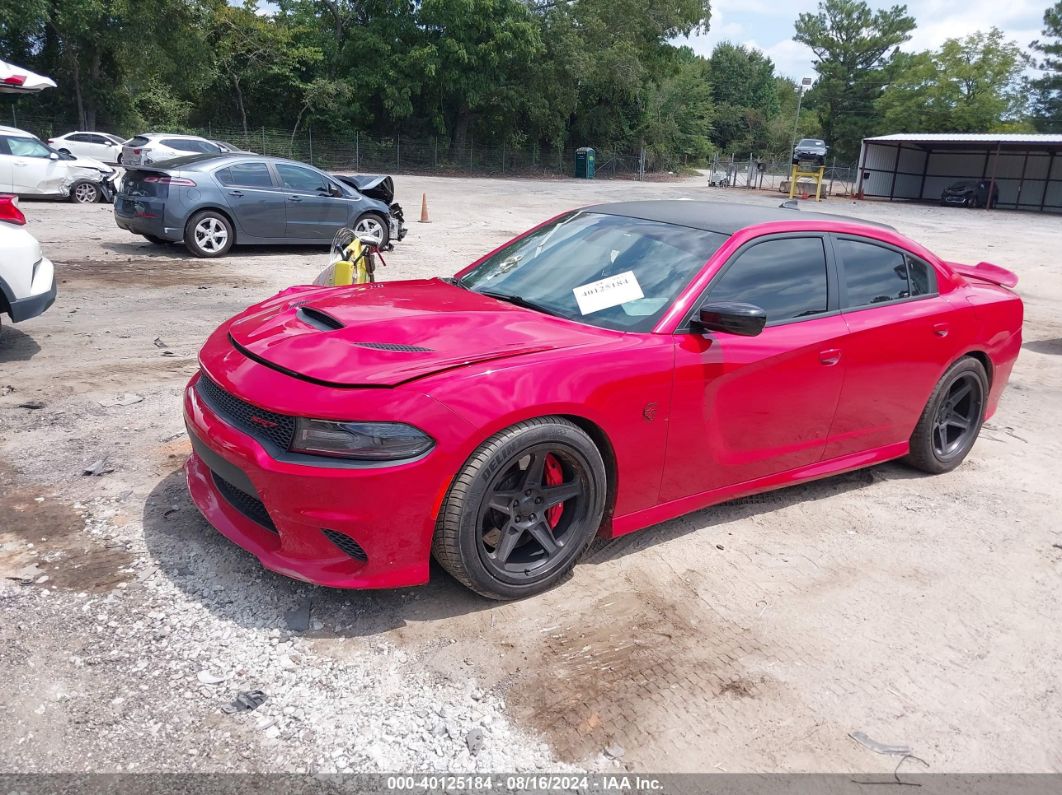 2016 DODGE CHARGER SRT HELLCAT Red  Gasoline 2C3CDXL98GH218654 photo #3