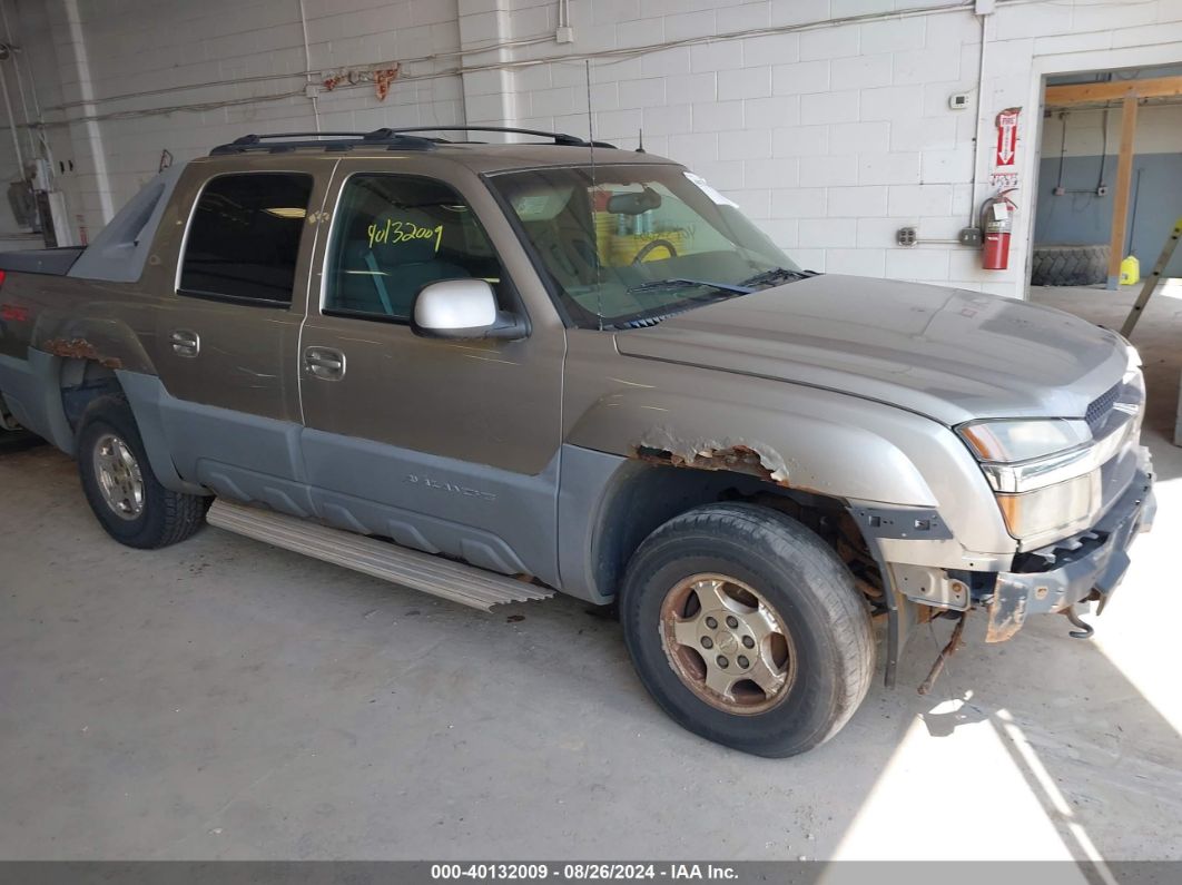 2002 CHEVROLET AVALANCHE 1500 Tan  Gasoline 3GNEK13T12G182213 photo #1