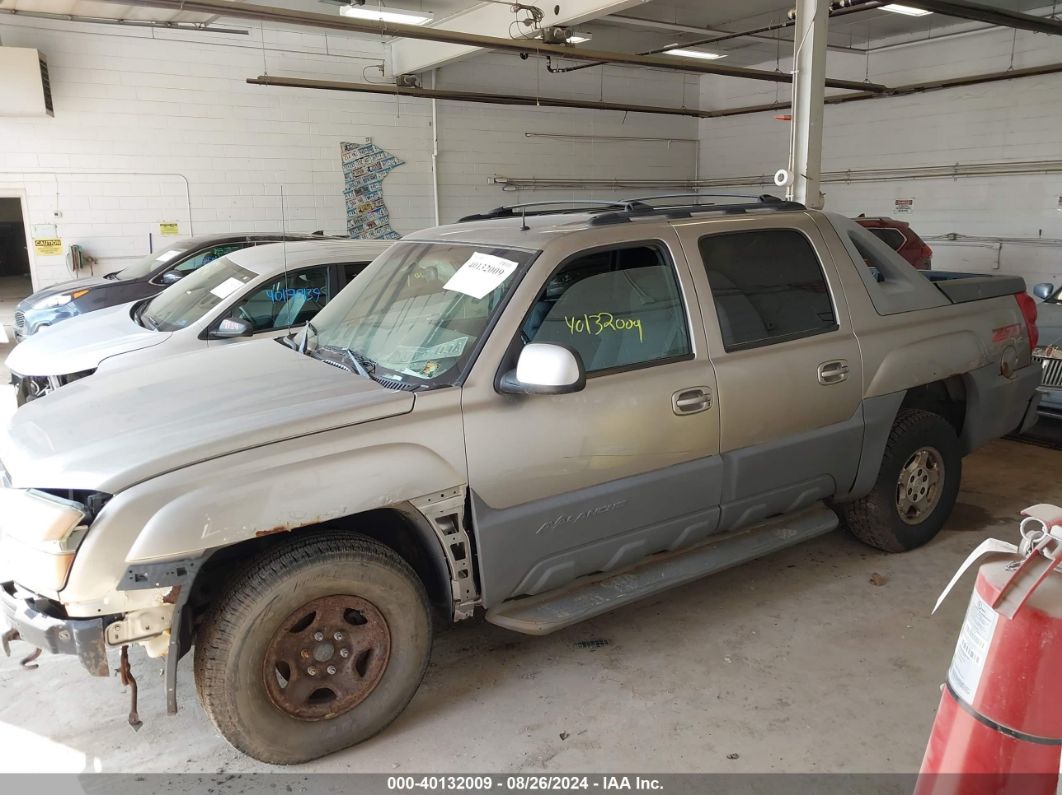 2002 CHEVROLET AVALANCHE 1500 Tan  Gasoline 3GNEK13T12G182213 photo #3