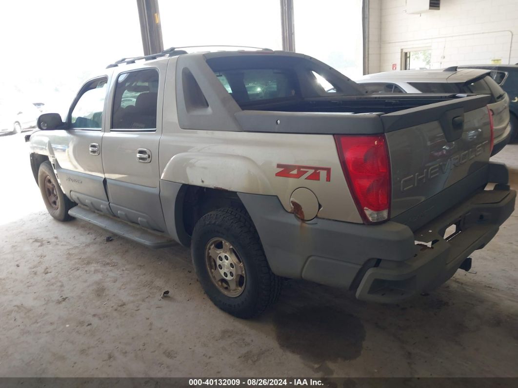 2002 CHEVROLET AVALANCHE 1500 Tan  Gasoline 3GNEK13T12G182213 photo #4