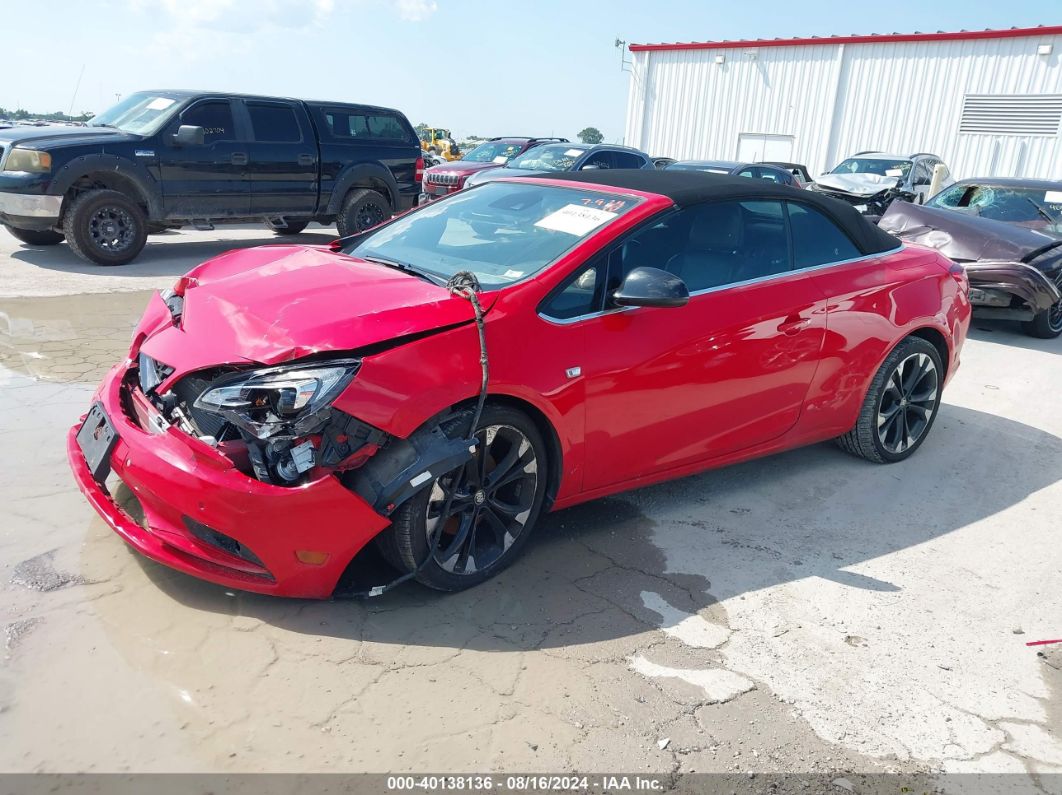 2017 BUICK CASCADA SPORT TOURING Red  Gasoline W04WJ3N51HG145199 photo #3