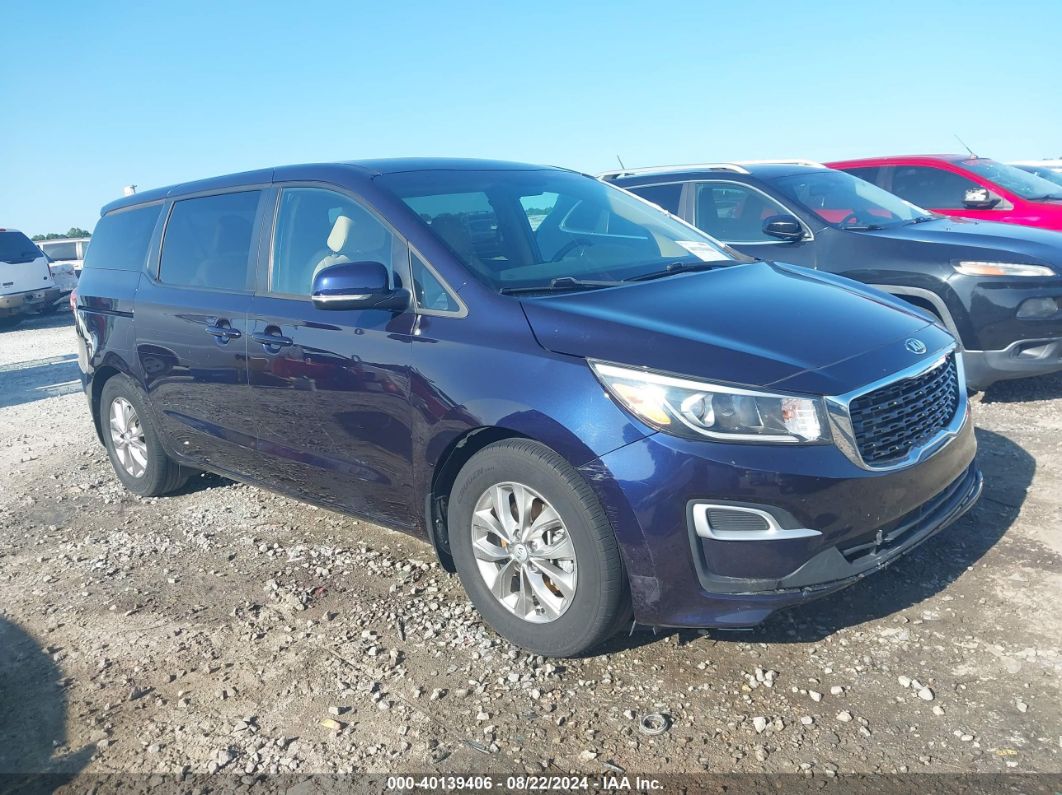 2019 KIA SEDONA LX Dark Blue  Gasoline KNDMB5C19K6511932 photo #1