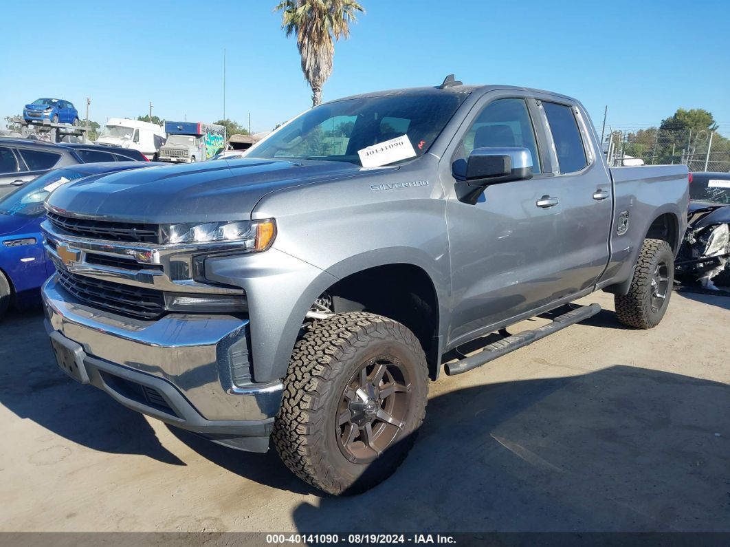 2020 CHEVROLET SILVERADO 1500 2WD DOUBLE CAB STANDARD BED LT Gray  Gasoline 1GCRWCEDXLZ164908 photo #3